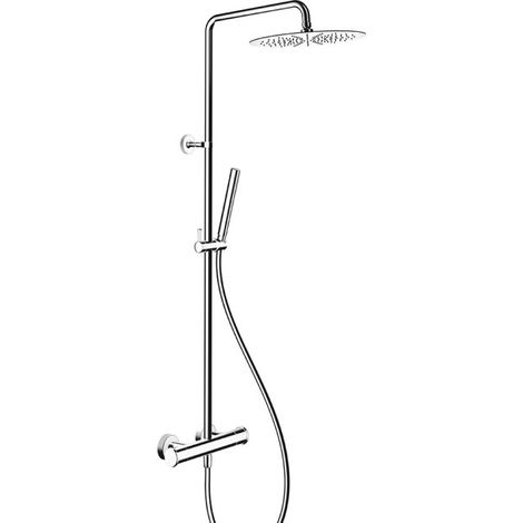 Colonne de douche thermostatique corps froid Chromé - CRISTINA ONDYNA FA44851