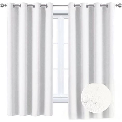 Tende oscuranti,2 pezzi,Isolamento termico,Con pannelli in rete,Decorazione d'interni per camera da letto/soggiorno,160132 cm,Stile 13 (1/5)