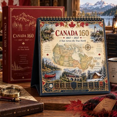 New Canada 160 Calendar 2027 - Canada's 160th Anniversary Calendar - C -