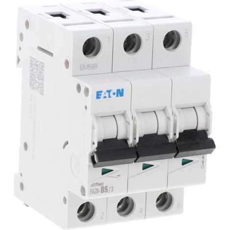 Interrupteur et disjoncteur Eaton faz6-b5/3 5A 6kA