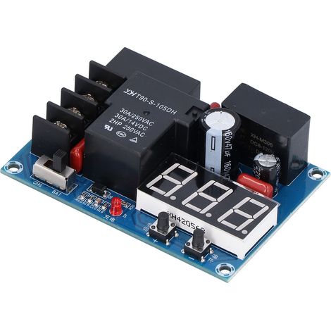 Carte de protection de batterie avec protection contre les décharges profondes, contrôleur de charge, module d'affichage LED, 8-120 V (1/5)