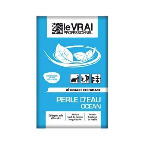 Le Vrai Professionnel Real Professional Floor Detergent Water Pearl - 125 dosi da 16 ml.