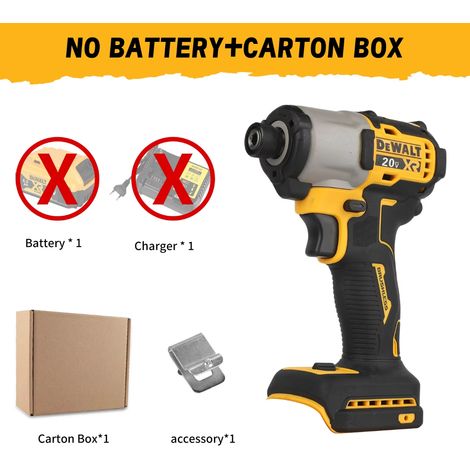 DEWALT DCF845 Visseuse à chocs sans balais 20V, vitesse 0-4200 tr/min, fréquence de choc 0-3400 coups/min (1/5)
