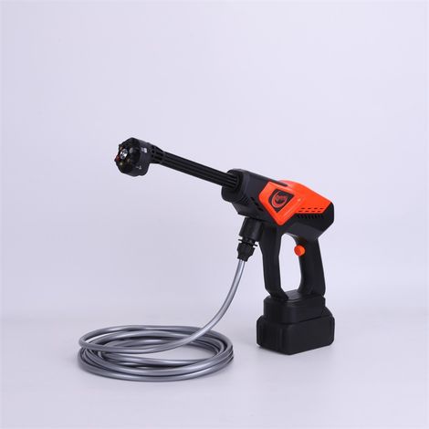 Pistolet de lavage de voiture haute pression sans fil, avec tuyau et accessoires, adapté au nettoyage extérieur haute, idéal pour le camping (1/5)