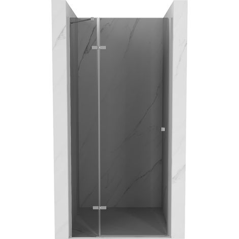 Mexen Roma Drehbare Duschtür 110 cm, Graphit, Chrom - 854-110-000-01-40 (1/5)