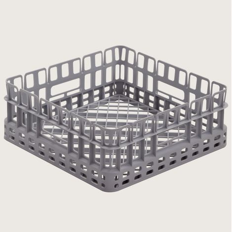 Casier de lavage verre- polypro- 400x400 mm - Diamond
