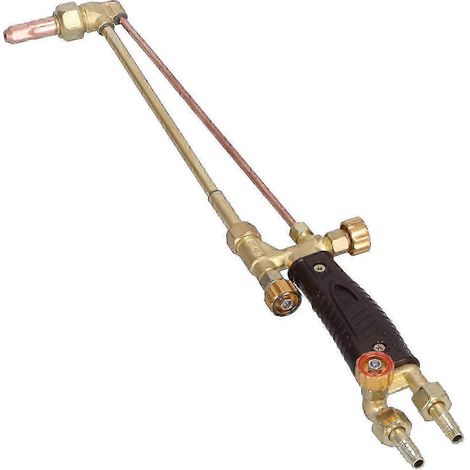 Chalumeau de soudage et de découpe oxyacétylénique ergonomique compatible avec le propane et le gaz naturel. (1/5)