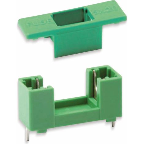 ESKA 506.000 G-Sicherungshalter mit Kappe für 5x20mm Printmontage, 6,3A, 250V