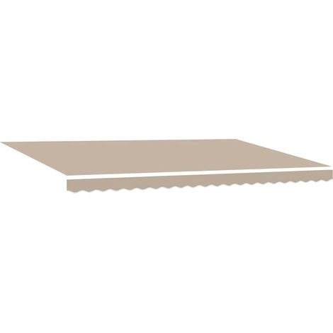 Maison Exclusive - Telo di ricambio per tenda da sole Beige 5 × 3,5 m Poliestere
