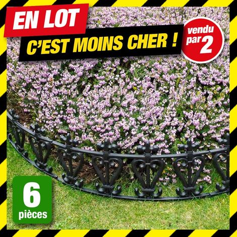 Offre en lot : 2 Lots de 6 barrieres jardin (1/2)