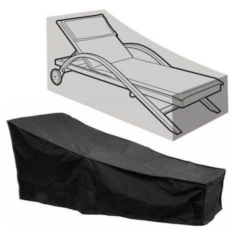 Garden chaise lounge cover - Waterproof cover for garden sun lounger with durable 210D material, garden furniture cover, sun lounger cover – (size 208 cm L x 76 cm W x 78 cm H) (1/4)