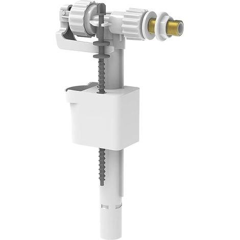 Uni T360796 Vanne de remplissage pour réservoir de chasse d'eau à partir de 05/13 – Blanc – Plastique/laiton – Pour réservoirs de chasse d'eau bas ou hauts – Quantité d'eau réglable/Pièces de