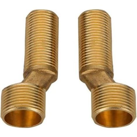 Raccord excentré pour mitigeur bain et douche – Laiton coudé réducteur – Espacement réglable 135 à 165 mm – Installation facile (1/5)