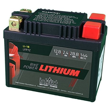 Batterie moto POWER BIKE Lithium LFP7Z 12.8v 2AH 144A