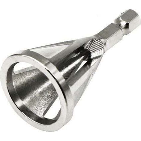 Fresa per sbavatura per tubi e barre filettate Ø4-20 mm. Attacco esagonale da 6,35 mm. Utensile di precisione per la lavorazione dei metalli. (1/4)