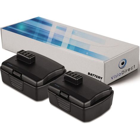 Lot de 2 batteries pour Ryobi HJP002 perceuse visseuse 2000mAh 12V