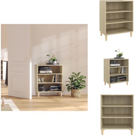 Buffet chêne sonoma 57x35x70 cm bois d'ingénierie - Buffet - Buffets - Armoire À Livres - Armoires À Livres (1/5)