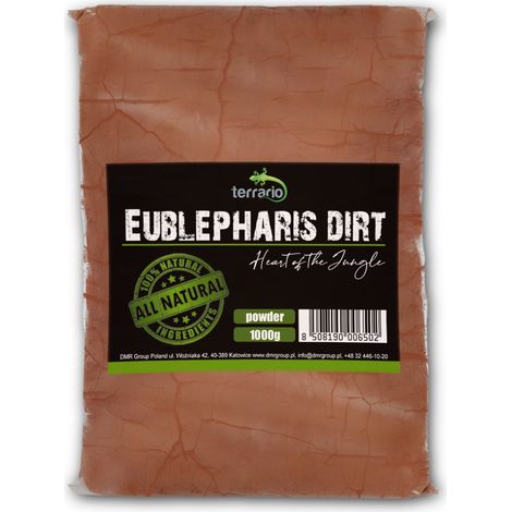 Terrario Eublepharis Dirt 1 kg - substrato per gechi leopardo (1/5)