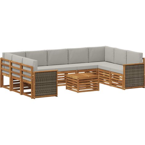 Set divani Legno di Acacia Massello vidaXL (1/5)