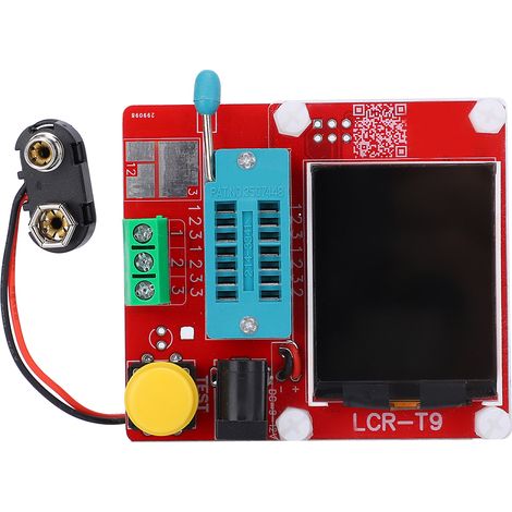 Multifunktions-Transistormessgerät mit TFT-Grafikdisplay, Tester für DC 9–12 V, LCR-T9-Industriekomponenten (1/5)