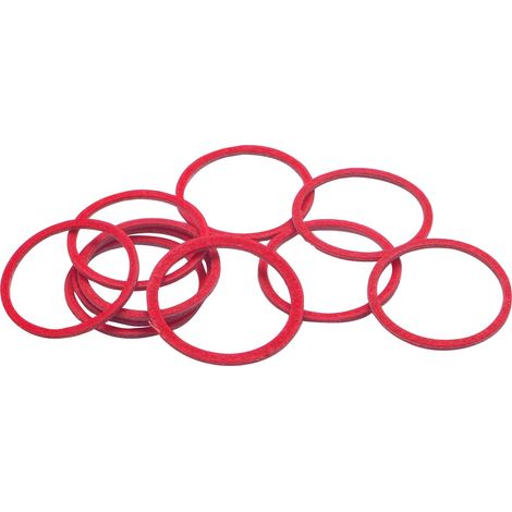 Juntas de fibra roja para cabezal de grifo QUICK PLOMBERIE - 19x150 (x10)