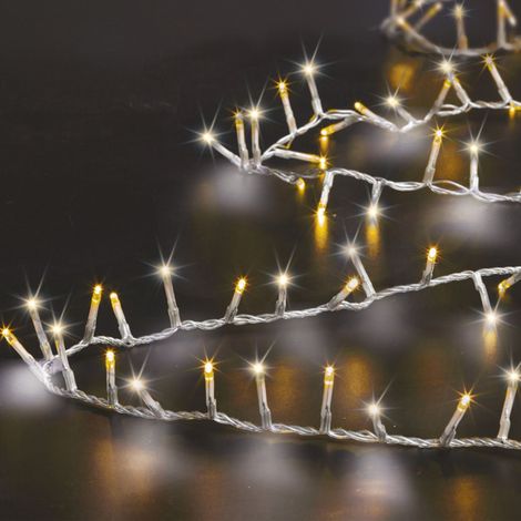 Guirlande lumineuse extérieur 750 LED blanc froid/blanc chaud - Feeric lights & christmas (1/2)