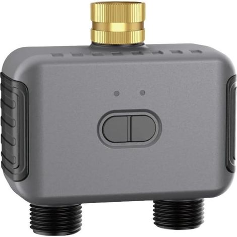 Minuterie d'arrosage de Jardin Value avec Filtre Anti-Pluie bidirectionnel, contrôleur d'irrigation Automatique programmable(1 PC EU(2-Way)) (1/5)