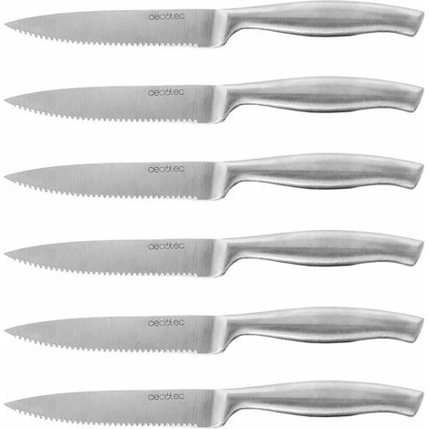 Juego de cuchillos de carne Cecotec 6 piezas acero inoxidable 12 cm (1/2)