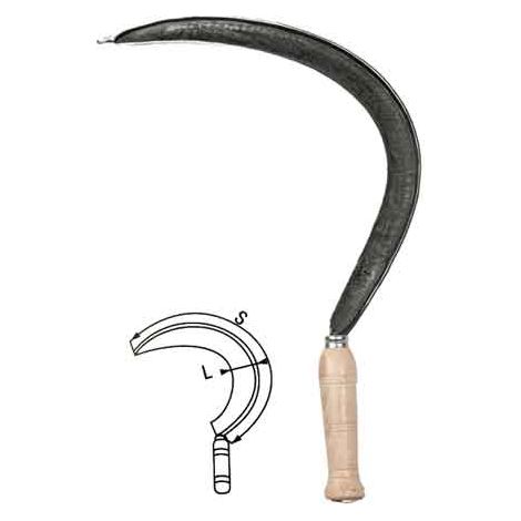 Falciola Liscia Falci N° 2 x 0 (S415 L27 Mm) (1/2)