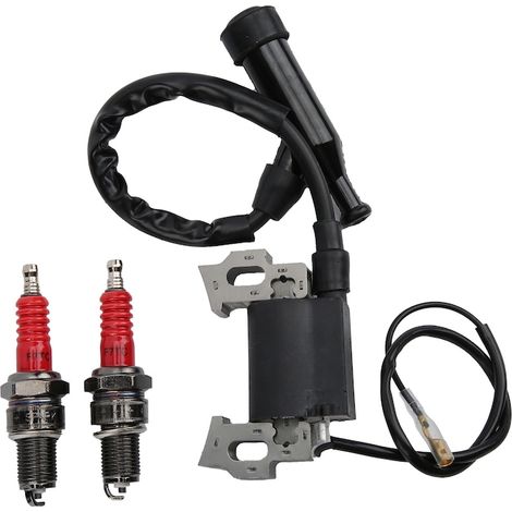 Bobine d'allumage avec bougies pour Honda GX110 GX120 GX140 GX160 GX200, 5,5 ch, 6,5 ch (1/4)