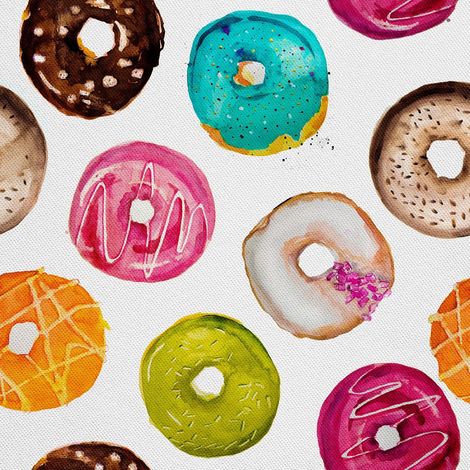 Telas decorativas Oxford para exteriores - Motivo Donut I DX128 (1/5)