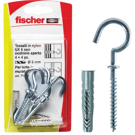 8x50 ux  r k tasselli in nylon con occhiolo aperto (1/5)