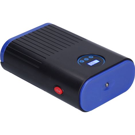 Gonfleur de pneus avec lumière LED numérique 12 V 120 W universel pour vélo, moto, camion et bouée. (1/5)
