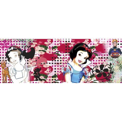 Poster géant Blanche Neige charme Princesse Disney 202x73cm (1/4)