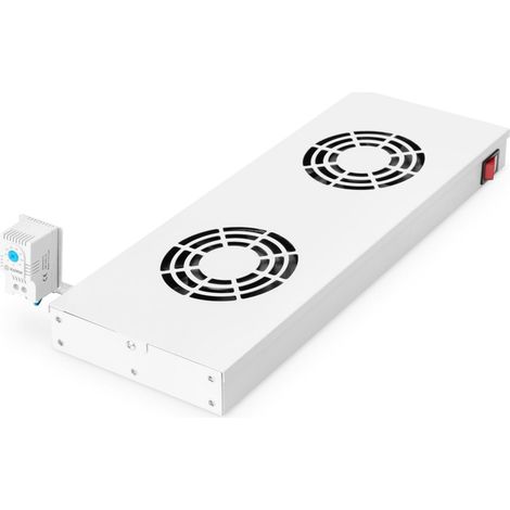 Digitus Sistema Di Ventilazione Con Termostato Montaggio Frontale In Armadi 19” Con 2 Ventole (1/4)