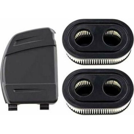 Filtre À Air Avec Couvercle - Pour Moteurs Tondeuse À Gazon Briggs & Stratton 550E-675IS - Lot De 2 Pièces (1/4)