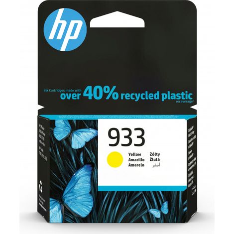 HP 933 Cartouche d'encre jaune authentique (CN060AE) pour HP OfficeJet 7100