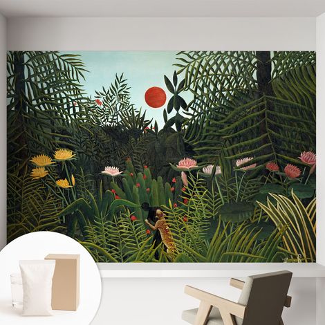 Carta Da Parati - Fotomurale In Vlies - per Decorazione pareti - Per La Cucina Camera Da Letto Per La Soggiorno Paesaggio esotico 152x104 cm (1/5)