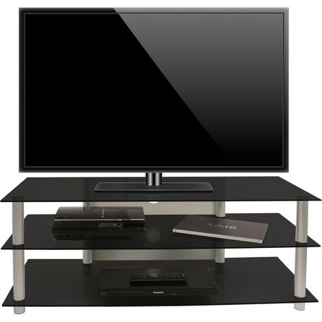 Muebles de TV Fernseh Rack Alu Glass Zumbo 45x112x40 - VCM (1/2)