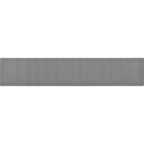 vidaXL Alfombra de pasillo gris oscuro 50x300 cm (1/5)