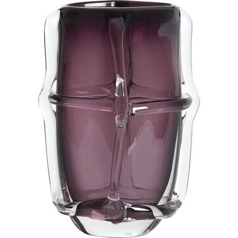 Light & Living DUSIT Vase aus bernsteinfarbenem Steinglas –