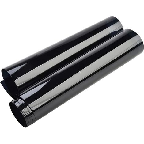 Sonnenschutzfolie Auto 20x150cm Schwarz 5% VLT Sichtschutz Tönungsfolie (1/5)
