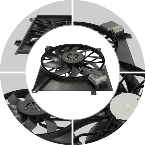 Kühlerlüfter für Mercedes M-Klasse W163 2001-2005, 800W, 12V, Direkter Austausch, Reiner Kupfermotor (1/5)