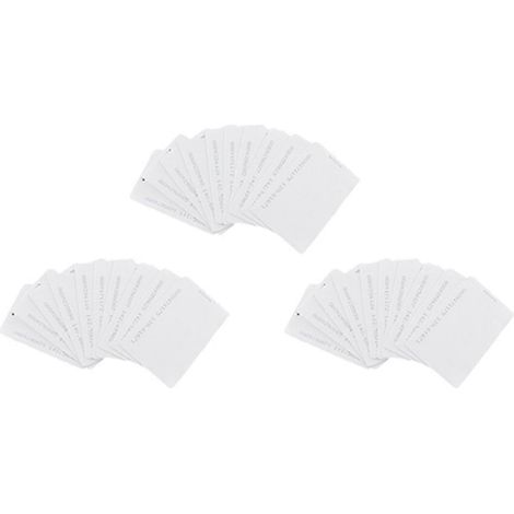 30 cartes d'accès RFID blanches 125 kHz 0,8 mm (1/3)