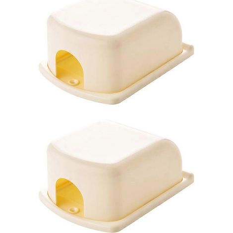 Ecleanfy - Lot de 2 cache-prises électriques, protection bébé, cache-interrupteurs (1/5)