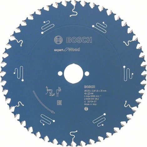 Hoja de sierra circular Expert 230x30x2,8 48T Bosch (1/2)