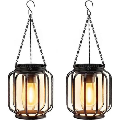Lanterne suspendue pour jardin – Matériau amélioré et décorative – pour le camping et la cour – Mignonne et durable (1/5)