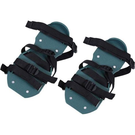 Lawn Aerator Shoe, Nail Shoe for Leveling with 4 Adjustable Straps, Sandals for a Perfect Lawn, for Lawn or Yard Scarifier