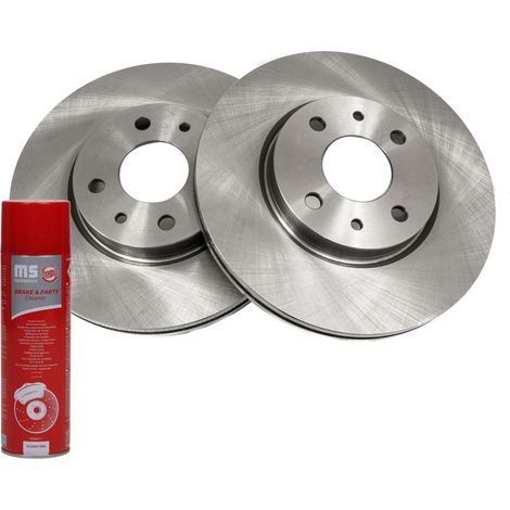 DISCOS DE FRENO "MS" 2 uds. delanteros izq./der. ALFA ROMEO MITO, CITROEN NEMO, FIAT 500, 500 C, BRAVO II, FIO (1/3)