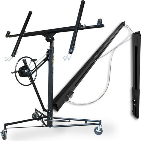 Kit elevador de paneles de 350 cm + 140 cm elevador de placas de yeso XXL + extensión máx. 68 kg 160002332 (1/5)